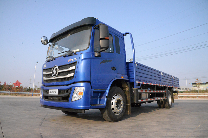 陜汽輕卡 德龍N3000 復合版 220馬力 4×2 國五 6.75米 排半欄板輕卡(YTQ1180HM501) 