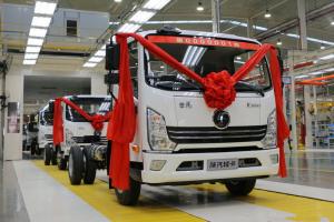 陜汽輕卡 德龍K3000 160馬力 3.85米 國(guó)五 排半廂車輕卡(YTQ5040XXYKK331)