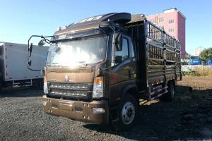 重汽HOWO輕卡 統(tǒng)帥 220馬力 6.75米 國(guó)六 排半倉(cāng)柵式輕卡(ZZ5187CCYK521DF1)