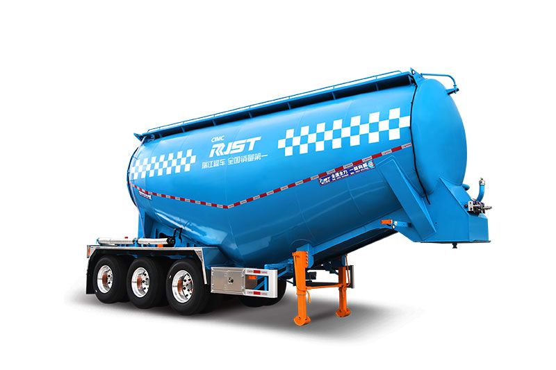 瑞江罐車 35方 臥式單倉(cāng)碳鋼粉罐半掛車 下灰半掛車（WL9403GXHP）