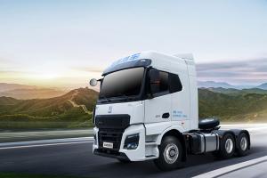 遠(yuǎn)程汽車 甲醇重卡 316kw 6×4 國六 牽引車(DNC4250GM6) 高速版本(最高車速110km/h)