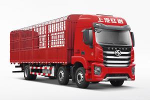 上汽紅巖 杰虎H6 標(biāo)載版 330馬力 6X2 9.6米 國(guó)六 倉(cāng)柵式載貨車(CQ5257CCYEV09523)