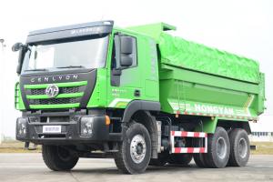 上汽紅巖 杰獅C6 重載版 380馬力 6X4 5.4米LNG 國(guó)六 自卸車(后橋485)(CQ5257ZLJHD10384T)