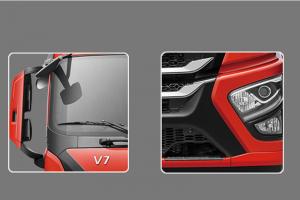 大運(yùn)重卡 V7 帶液緩 430馬力 6X4 國(guó)六 LNG牽引車(CGC4251N6ECBA) 