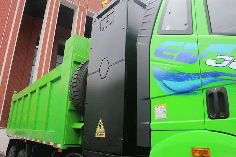 一汽解放 J6P 282kWh 8×4 充換電一體自卸車(chē)