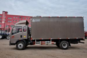 中國(guó)重汽HOWO 統(tǒng)帥 141馬力 3.8米 4X2 國(guó)五排半廂式輕卡(ZZ5047XXYF341CE145)