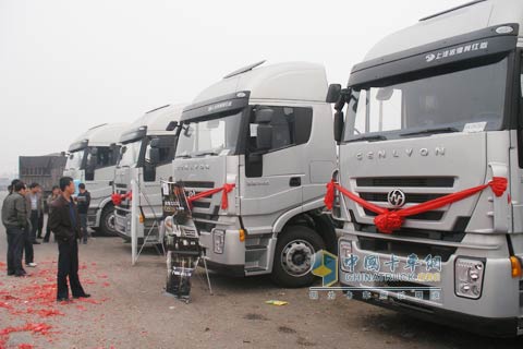 亮相于河北張家口的杰獅C100