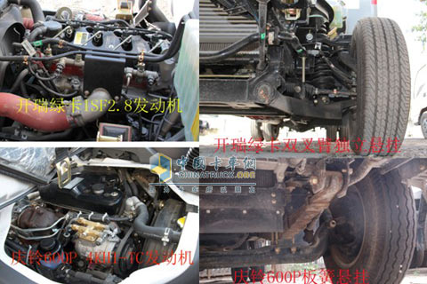 開瑞綠卡與慶鈴600P性能對(duì)比圖