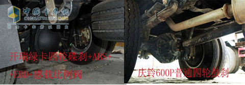 開瑞綠卡與慶鈴600P性能對(duì)比圖