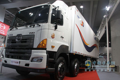 廣汽日野700系列8*4冷藏車